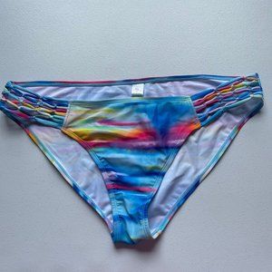 Multi-Colored Bikini Bottom - XL